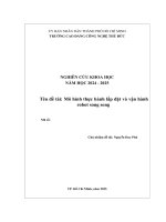 Mô hình thực hành lắp Đặt và vận hành robot song song