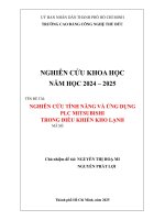 Nghiên cứu tính năng và Ứng dụng plc mitsubishi trong Điều khiển kho lạnh