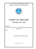 Nghiên cứu Ảnh hưởng của góc Độ mỏ hàn Đến kích thước mối hàn mag