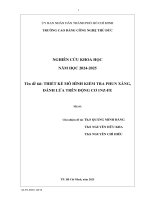 Thiết Kế Mô Hình Kiểm Tra Phun Xăng, Đánh Lửa Trên Động Cơ 1Nz-Fe.pdf