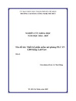 Thiết kế phần mềm mô phỏng plc s7 1200