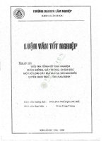 Điều tra tổng kết kinh nghiệm nhân giống, gây trồng, chăm sóc một số loài cây Địa lan tại xã nam Điền, huyện nam trực, tỉnh nam Định