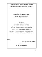 Các Nhân Tố Ảnh Hưởng Đến Quyết Định Chọn Ngành Của Sinh Viên Khối Kinh Tế - Dịch Vụ Trường Cao Đẳng Công Nghệ Thủ Đức.pdf