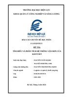 Báo cáo chuyên Đề học phần e logistics Đề tài tìm hiểu và phân tích hệ thống vận Đơn của kiotviet