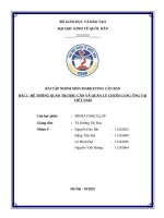 Bài 2  hệ thống quản trị hậu cần và quản lý chuỗi cung Ứng tại việt nam