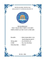 Thực trạng phát triển cảng biển thông minh tại việt nam và thế giới