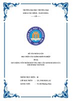 Đề tài huy Động vốn nhằm Đáp Ứng nhu cầu kinh doanh của eduspark vietnam