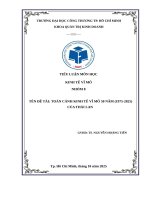 Đề tài toàn cảnh kinh tế vĩ mô 50 năm (1975 2025) của thái lan