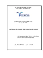 Báo cáo thực tập doanh nghiệp quy trình sản xuất nam châm   khâu bcsl tại nhà máy shinetsu