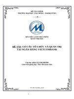 Đề tài cơ cấu tổ chức và quản trị tại ngân hàng vietcombank