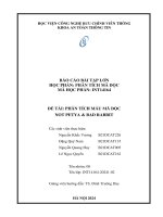 Đề tài phân tích mẫu mã Độc not petya & bad rabbit