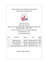 Đề tài phân tích môi trường vi mô vinhomes thuộc tập Đoàn vingroup   công ty cp