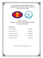 Môn học thực tập ii   phát triển cộng Đồng tổng quan cộng Đồng