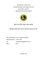 Đề tài thiết kế và quy hoạch mạng lte 4g