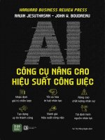 Ai – công cụ nâng cao hiệu suất công việc   ravin jesuthasan & john w  boudreau