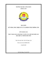 Thực trạng mua sắm trực tuyến của giới trẻ hiện nayđặc biệt là nhóm sinh viên