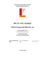 Đồ Án tốt nghiệp thiết kế mạng lưới Điện khu vực