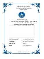 Báo cáo tổng kết thực tế cộng Đồng tại trạm y tế băng a drênh xã dur kmăl – tỉnh Đắk lắk