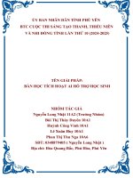 Tên giải pháp bàn học tích hoạt ai hỗ trợ học sinh