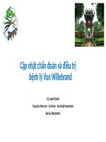Cập nhật chẩn đoán và điều trị Von Willebrand