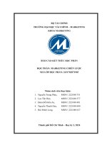 Tiểu luận - quản trị chiến lược - ĐỀ TÀI -  PHÂN TÍCH THƯƠNG HIỆU CELLPHONE S THÔNG QUA CÁC MÔ HÌNH VÀ MA TRẬN