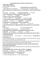 ÔN TẬP KIẾN THỨC TIN HỌC 8 GIỮA HỌC KỲ 1