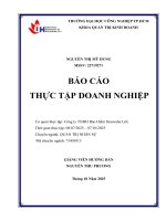 IUH - BCTT DN - Công ty TNHH Bảo Hiểm Hanwaha Life