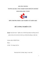 IUH - ĐỀ CƯƠNG NGHIÊN CỨU - SmartLife Scale - Nghiên cứu và thiết kế giải pháp cân thông minh AI phân tích đa chỉ số sinh tồn và kiến tạo chế độ dinh dưỡng cá nhân hóa