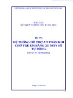 Đề tài NC KHKT cho học sinh 