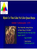 Bệnh cơ tim giãn nở liên quan rượu