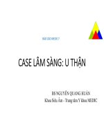 Case lầm sàng u thận