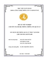 Khóa luận tốt nghiệp Công nghệ thông tin: Xây dựng hệ thống quản lý thực tập sinh cho Viettel Software