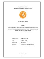 Khóa luận tốt nghiệp Quản trị kinh doanh: Phân tích các yếu tố ảnh hưởng đến sự hài lòng của khách hàng tại Công ty Hacoin.JSC