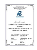 Đồ Án tốt nghiệp thiết kế cung cấp Điện cho tòa nhà hỗn hợp chuyên Đề tìm hiểu về công nghệ sạc không dây cho xe Điện