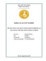 Khóa luận tốt nghiệp Ngân hàng: Nâng cao chất lượng chuyển đổi số tại Ngân hàng Thương mại cổ phần An Bình