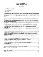 Đề Cương - Tiếng Anh Pháp Lý - EHOU - Đại Học Mở Hà Nội