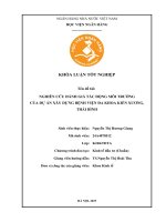 Khóa luận tốt nghiệp Kinh tế đầu tư: Đánh giá tác động môi trường của Dự án xây dựng Bệnh viện Đa khoa Kiến Xương, huyện Kiến Xương, tỉnh Thái Bình