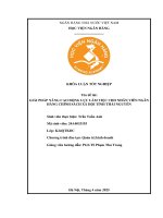 Khóa luận tốt nghiệp Quản trị kinh doanh: Giải pháp nâng cao động lực làm việc cho nhân viên ngân hàng chính sách xã hội tỉnh thái nguyên