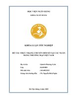 Khóa luận tốt nghiệp Ngân hàng: Thực trạng chuyển đổi số tại các ngân hàng thương mại Việt Nam