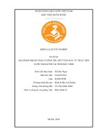 Khóa luận tốt nghiệp Kinh tế đầu tư: Giải pháp nhằm tăng cường thu hút vốn đầu tư trực tiếp nước ngoài FDI tại tỉnh Bắc Ninh