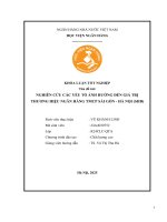 Khóa luận tốt nghiệp Quản trị kinh doanh: Nghiên cứu các yếu tố ảnh hưởng đến giá trị thương hiệu Ngân hàng TMCP Sài Gòn - Hà Nội