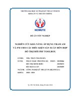 Nghiên cứu khả năng Áp dụng tram am và fm cho các Điều kiện sản xuất hỗn hợp hỗ trợ bởi pdf toolbox