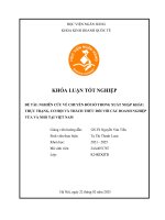 Khóa luận tốt nghiệp Kinh doanh quốc tế: Nghiên cứu về chuyển đổi số trong xuất nhập khẩu: Thực trạng, cơ hội và thách thức đối với các doanh nghiệp vừa và nhỏ tại Việt Nam