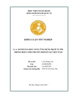 Khóa luận tốt nghiệp Kinh doanh quốc tế: Đánh giá khả năng ứng dụng dịch vụ 5PL trong bối cảnh chuyển đổi số tại Việt Nam