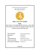 Khóa luận tốt nghiệp Kinh tế đầu tư: Thực trạng và giải pháp thu hút vốn đầu tư trực tiếp nước ngoài vào ngành công nghiệp chế biến, chế tạo tại Việt Nam giai đoạn 2020 - 2024