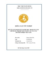 Khóa luận tốt nghiệp Kinh doanh quốc tế: Giải pháp đẩy mạnh việc tham gia vào chuỗi giá trị dệt may toàn cầu của các doanh nghiệp Việt Nam