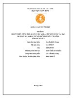 Khóa luận tốt nghiệp Kinh tế đầu tư: Hoàn thiện công tác quản lý dự án đầu tư xây dựng tại Ban Quản lý dự án đầu tư xây dựng huyện Văn Lâm, tỉnh Hưng Yên