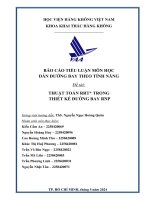 Đề tài thuật toán rrt trong thiết kế Đường bay rnp