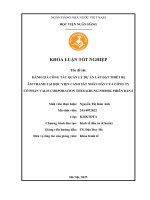Khóa luận tốt nghiệp Kinh tế đầu tư: Đánh giá công tác quản lý dự án lắp đặt thiết bị âm thanh tại Học viện Cảnh sát Nhân dân của Công ty Cổ phần Valis Corporation theo khung PMBOK phiên bản 6