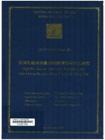 000087566 汉语和越南语量词的感情色彩对比研究 Nghiên cứu so sánh sắc thái biểu cảm của lượng từ giữa tiếng Trung và tiếng Việt
